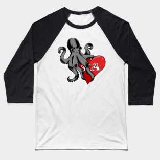 I just love Octopus and Sea. Baseball T-Shirt